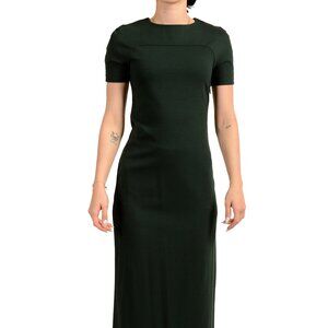 Scuderia Ferrari Women's Forest Green Short Sleeve Stretch Dress US S IT 40